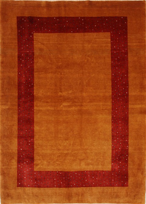 Gabbeh Beige Hand Knotted 58 X 711 Area Rug 250-27111 Image 0