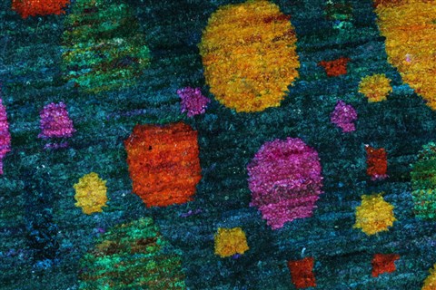 Modern Multicolor Hand Knotted 50 X 71 Area Rug 250-27113 Image 3