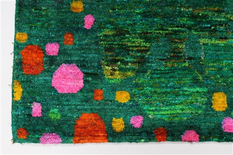 Modern Multicolor Hand Knotted 50 X 71 Area Rug 250-27113 Image 4