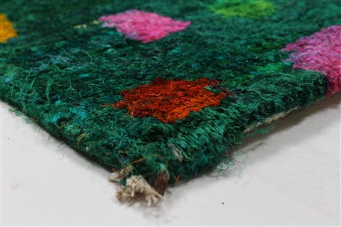 Modern Multicolor Hand Knotted 50 X 71 Area Rug 250-27113 Image 5