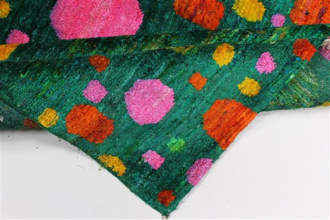Modern Multicolor Hand Knotted 50 X 71 Area Rug 250-27113 Image 9
