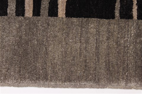Modern Beige Hand Knotted 48 X 65 Area Rug 250-27115 Image 5