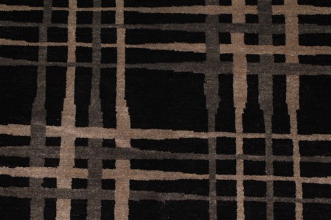 Modern Beige Hand Knotted 48 X 65 Area Rug 250-27115 Image 6