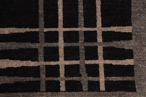 Modern Beige Hand Knotted 48 X 65 Area Rug 250-27115 Image 9