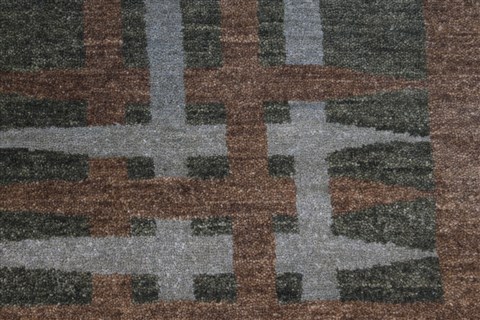 Modern Beige Hand Knotted 49 X 67 Area Rug 250-27116 Image 9