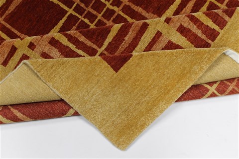 Modern Beige Hand Knotted 48 X 64 Area Rug 250-27117 Image 2