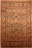 Mahal Beige Hand Knotted 132 X 205  Area Rug 100-27118 Thumb 0