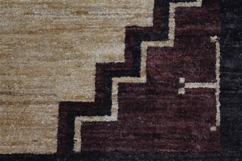 Modern Brown Hand Knotted 51 X 610 Area Rug 250-27119 Image 11