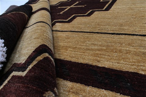 Modern Brown Hand Knotted 51 X 610 Area Rug 250-27119 Image 2