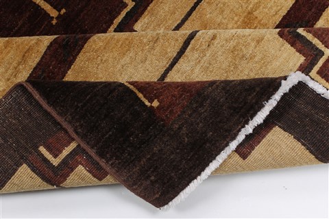 Modern Brown Hand Knotted 51 X 610 Area Rug 250-27119 Image 3