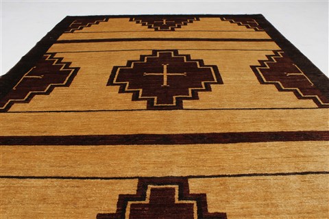 Modern Brown Hand Knotted 51 X 610 Area Rug 250-27119 Image 5