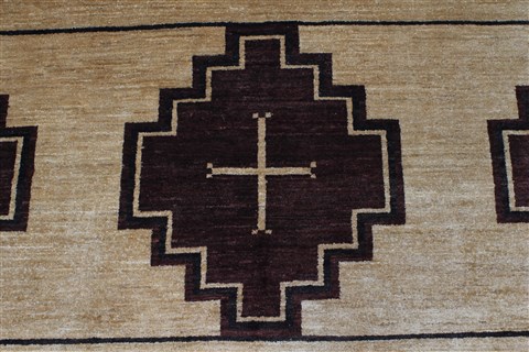 Modern Brown Hand Knotted 51 X 610 Area Rug 250-27119 Image 7