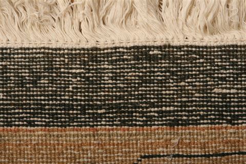 Mahal Blue Hand Knotted 135 X 178 Area Rug 100-27120 Image 7