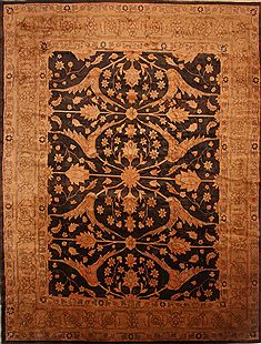 Mahal Yellow Hand Knotted 13'5" X 17'8"  Area Rug 100-27120