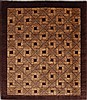 Modern Brown Hand Knotted 60 X 610 Area Rug 250-27121 Thumb 0