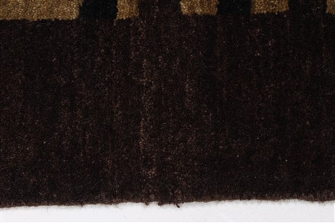 Modern Brown Hand Knotted 46 X 69 Area Rug 250-27123 Image 4