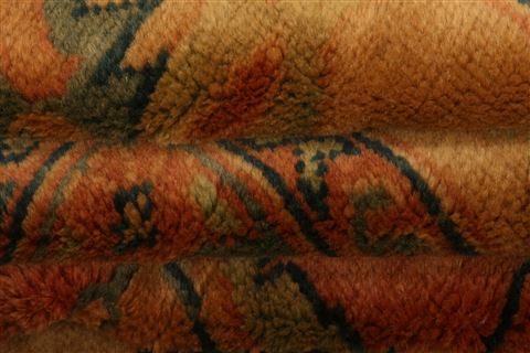 Mahal Beige Hand Knotted 135 X 193 Area Rug 100-27124 Image 5