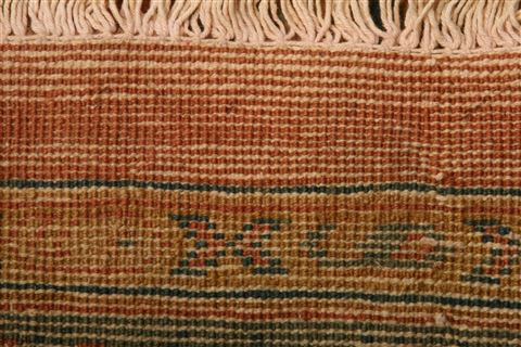 Mahal Beige Hand Knotted 135 X 193 Area Rug 100-27124 Image 7