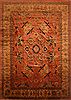Mahal Beige Hand Knotted 135 X 193 Area Rug 100-27124 Thumb 0