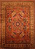 Mahal Beige Hand Knotted 135 X 193  Area Rug 100-27124 Thumb 0