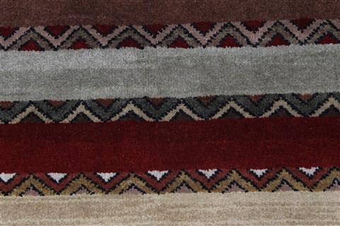 Modern Multicolor Hand Knotted 51 X 71 Area Rug 250-27125 Image 5