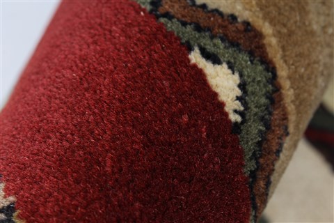 Modern Multicolor Hand Knotted 51 X 71 Area Rug 250-27125 Image 8