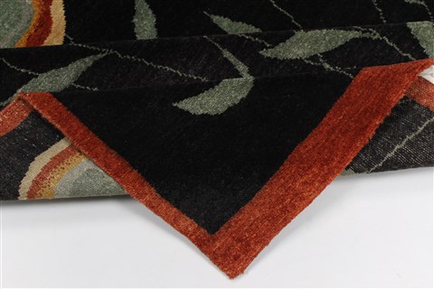 Modern Beige Hand Knotted 48 X 62 Area Rug 250-27126 Image 2