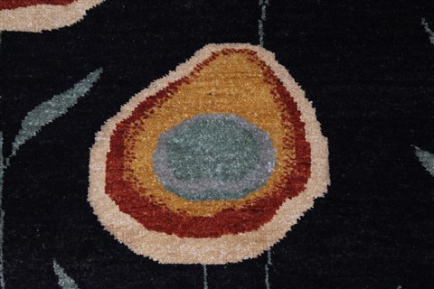 Modern Beige Hand Knotted 48 X 62 Area Rug 250-27126 Image 5