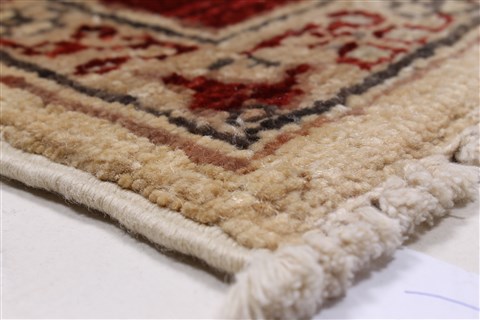 Pishavar Beige Hand Knotted 410 X 60 Area Rug 250-27127 Image 8