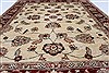 Pishavar Beige Hand Knotted 410 X 60 Area Rug 250-27127 Thumb 4