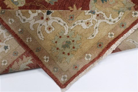 Chobi Green Hand Knotted 56 X 72 Area Rug 250-27132 Image 2