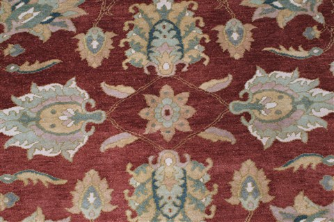 Chobi Green Hand Knotted 56 X 72 Area Rug 250-27132 Image 6