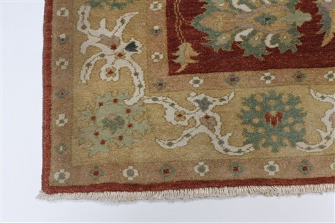 Chobi Green Hand Knotted 56 X 72 Area Rug 250-27132 Image 7
