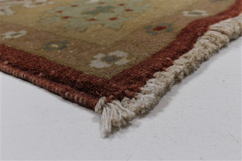 Chobi Green Hand Knotted 56 X 72 Area Rug 250-27132 Image 8