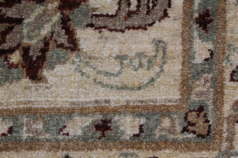 Pishavar Beige Hand Knotted 51 X 71 Area Rug 250-27133 Image 11