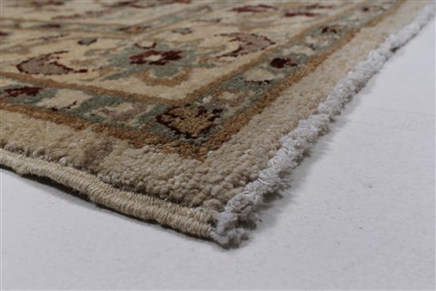 Pishavar Beige Hand Knotted 51 X 71 Area Rug 250-27133 Image 8