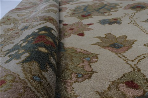 Chobi Beige Hand Knotted 56 X 611 Area Rug 250-27135 Image 2