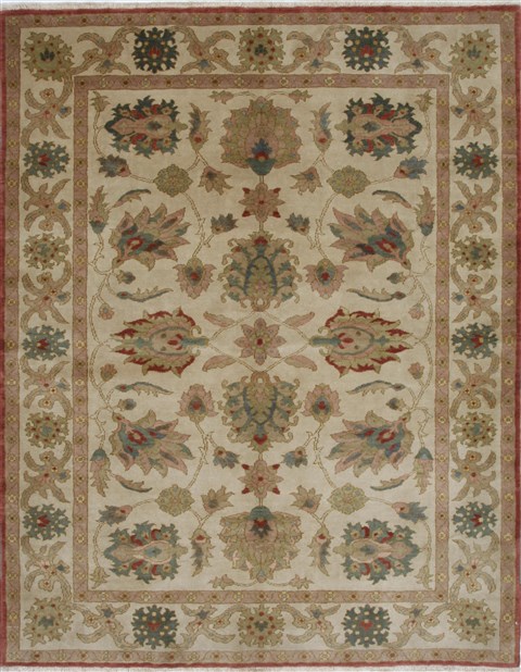 Chobi Beige Hand Knotted 56 X 611 Area Rug 250-27135 Image 0