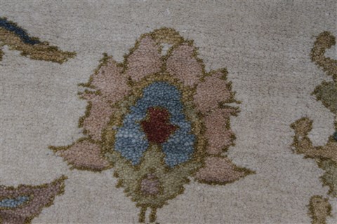 Chobi Beige Hand Knotted 57 X 72 Area Rug 250-27136 Image 15