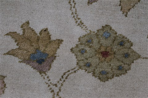 Chobi Beige Hand Knotted 57 X 72 Area Rug 250-27136 Image 16