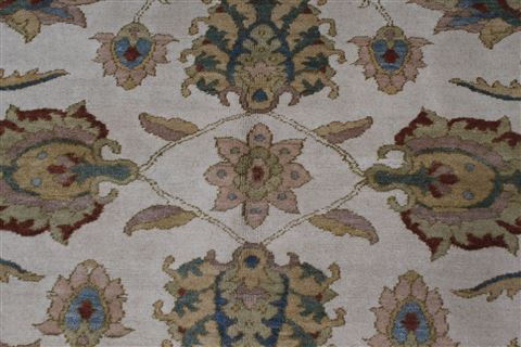 Chobi Beige Hand Knotted 57 X 72 Area Rug 250-27136 Image 23