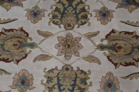 Chobi Beige Hand Knotted 57 X 72 Area Rug 250-27136 Image 8