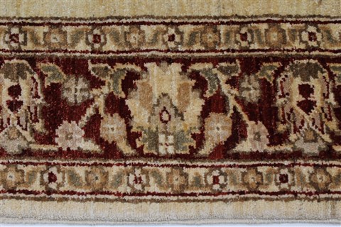 Pishavar Beige Hand Knotted 50 X 61 Area Rug 250-27137 Image 5