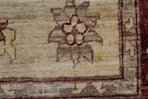Pishavar Beige Hand Knotted 51 X 611 Area Rug 250-27141 Image 10