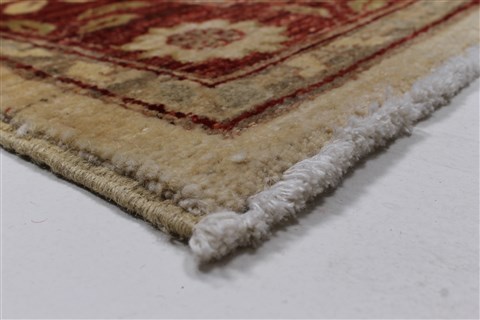 Pishavar Beige Hand Knotted 51 X 611 Area Rug 250-27141 Image 8