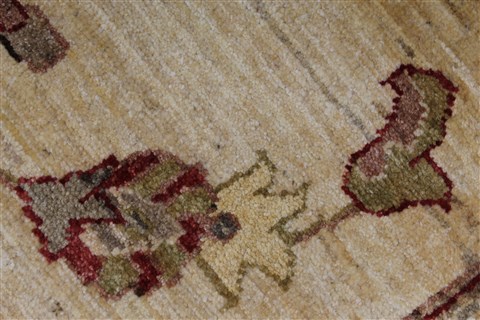Pishavar Beige Hand Knotted 51 X 611 Area Rug 250-27141 Image 9