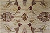 Pishavar Beige Hand Knotted 51 X 611  Area Rug 250-27141 Thumb 6