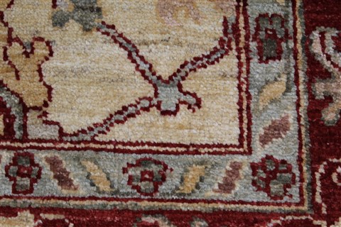 Chobi Beige Hand Knotted 410 X 64 Area Rug 250-27142 Image 10
