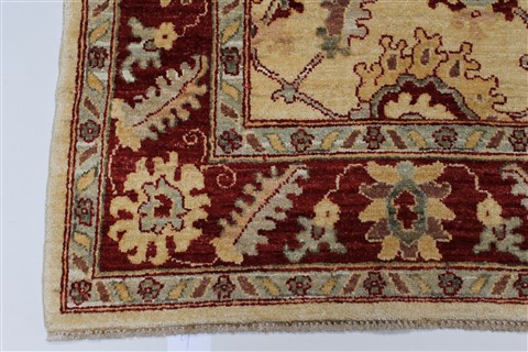 Chobi Beige Hand Knotted 410 X 64 Area Rug 250-27142 Image 7