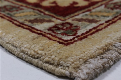 Chobi Beige Hand Knotted 410 X 64 Area Rug 250-27142 Image 8